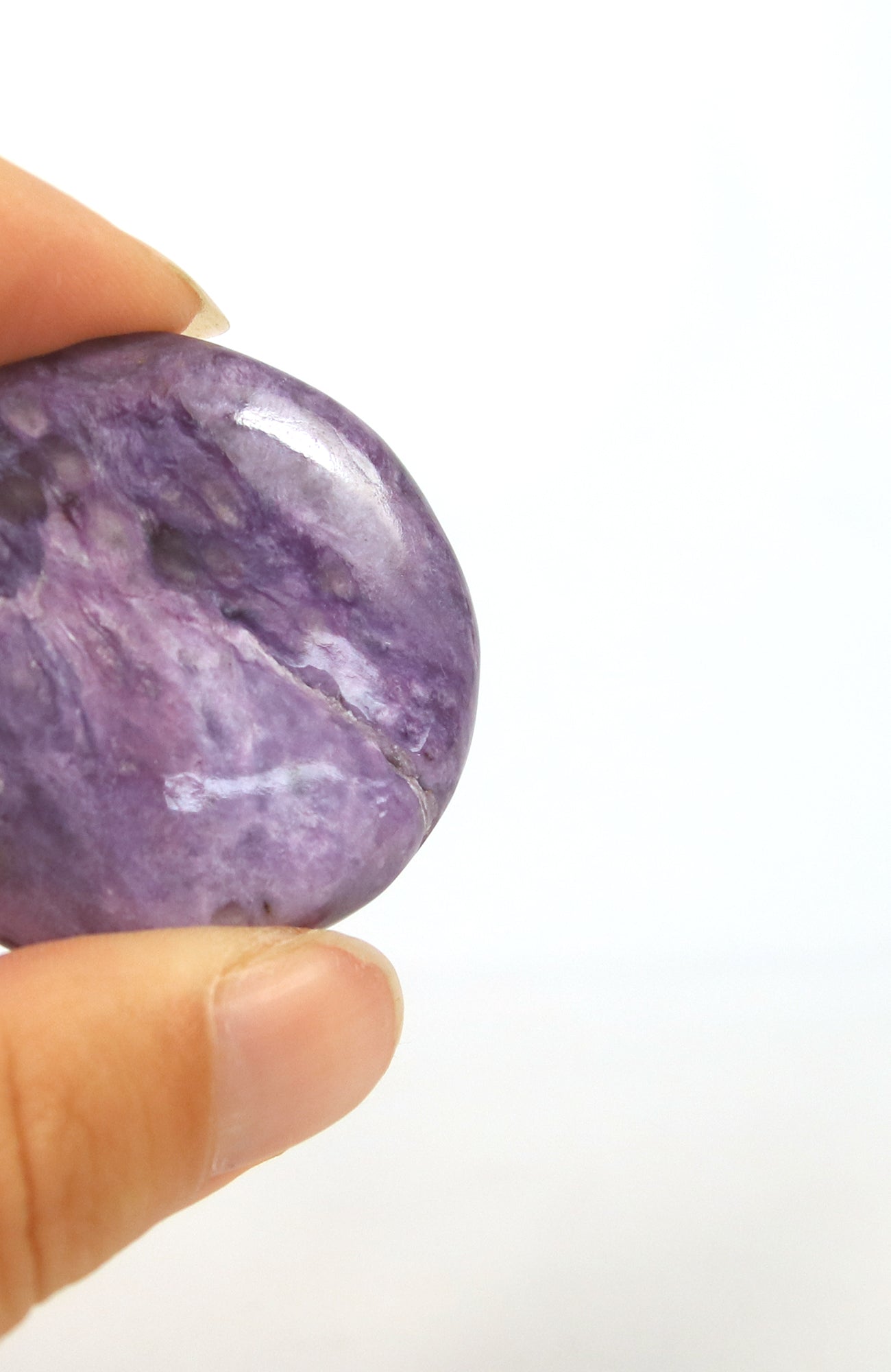 Charoite Palm Stones